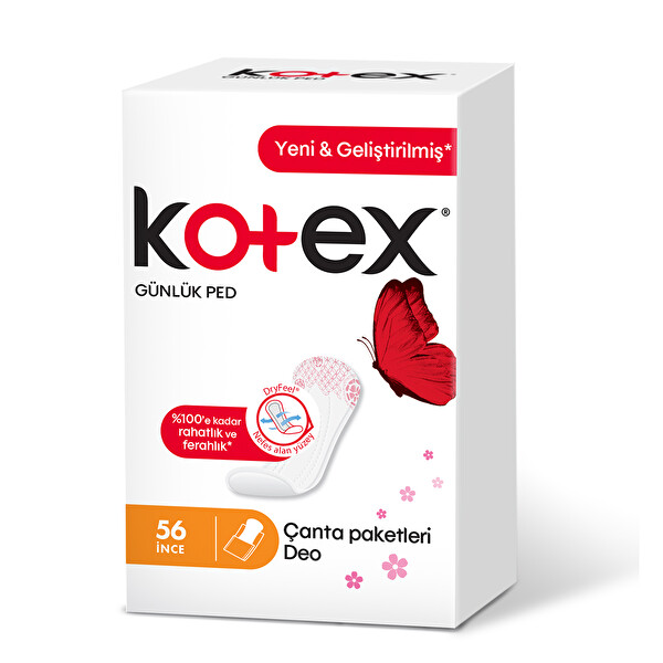 Kotex İnce Günlük Parfümlü 56 Adet