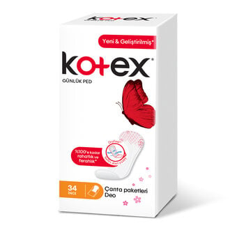Kotex İnce Günlük Parfümlü Ped 34 Adet