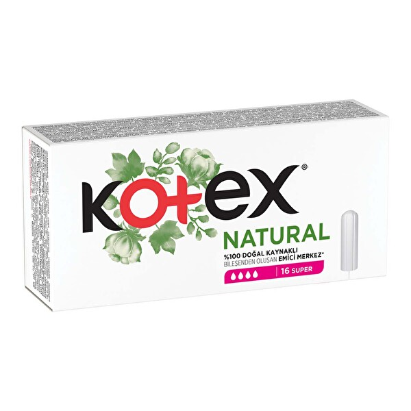 Kotex Natural Tampon Super 16 Adet