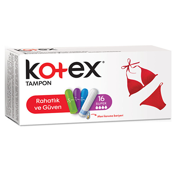 Kotex Tampon Süper 16 Adet