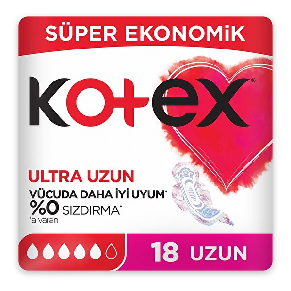 Kotex Ultra Süper Eko Uzun 18li