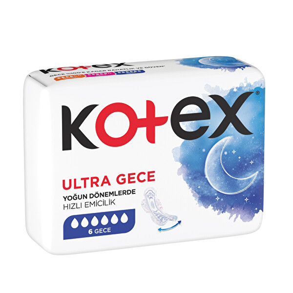 Kotex Ultra Tekli Gece 6 Adet