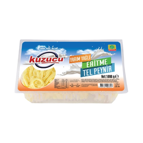 Kuzucu Yarım Yağlı Telli Eritme Peyniri 1 Kg