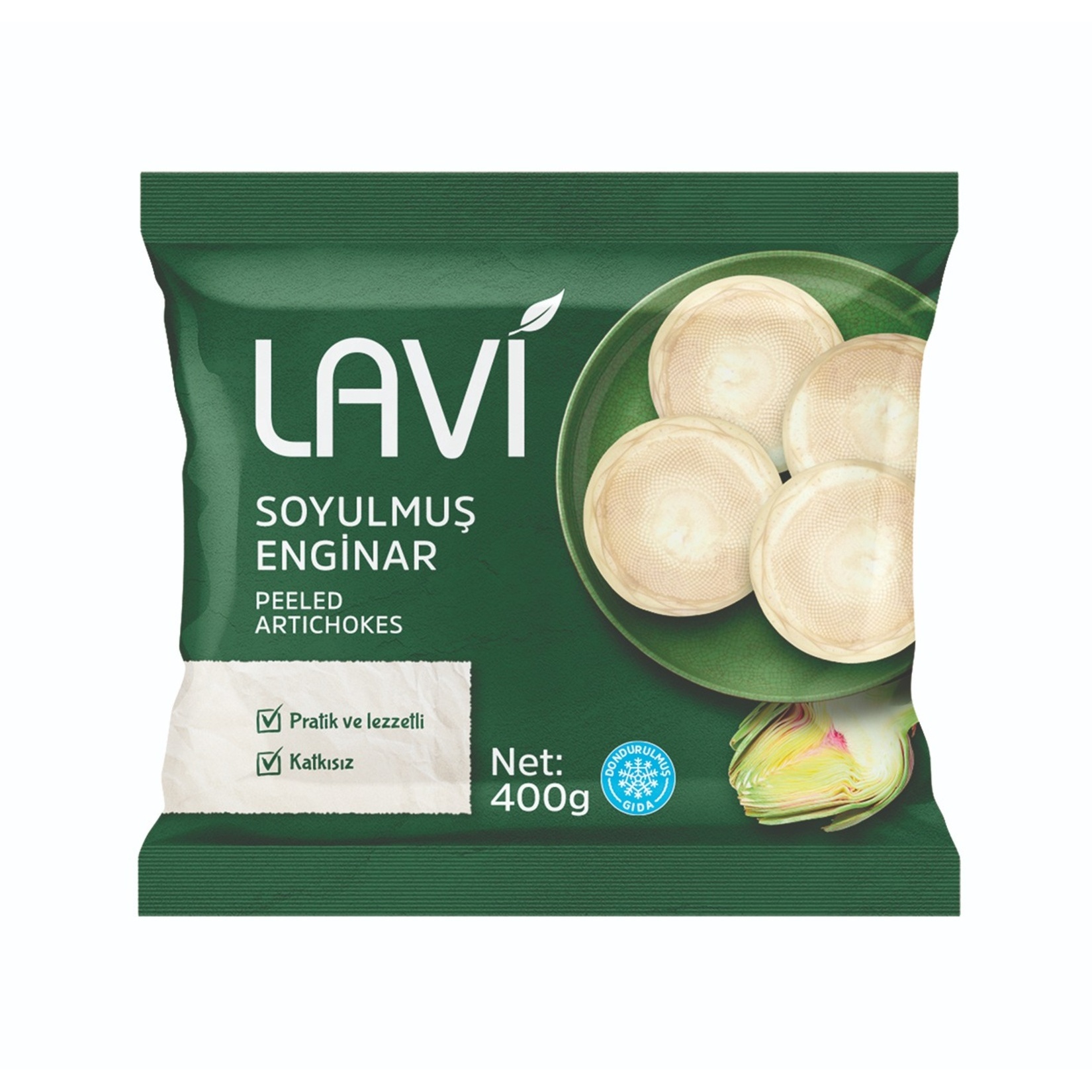 Lavi Soyulmuş Enginar 400 Gr