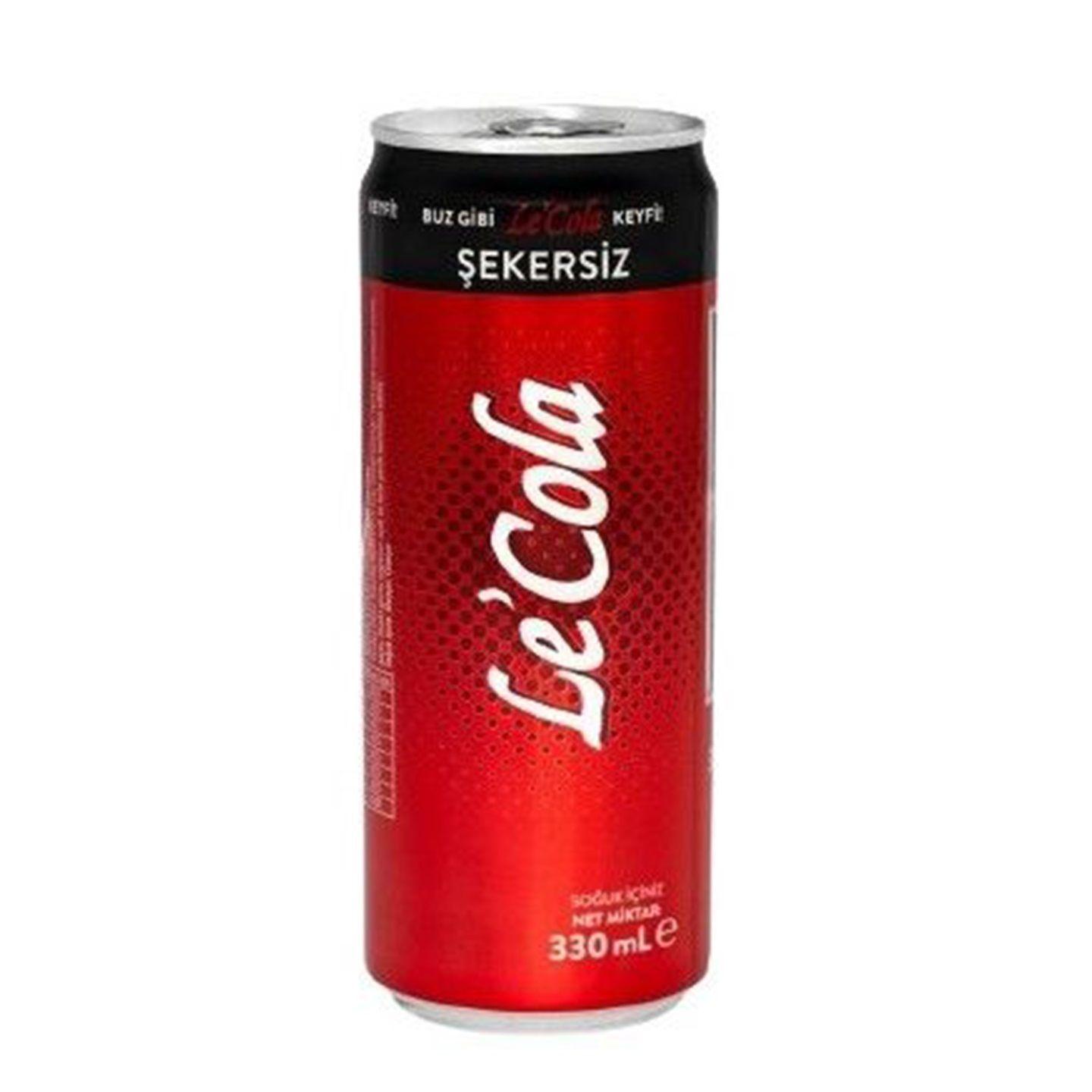 Le'Cola Şekersiz Kola Gazlı İçecek 330 Ml