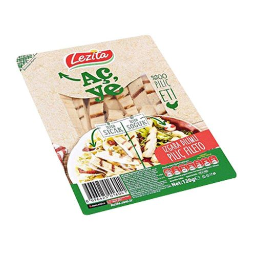 Lezita Açye Izgara Dilimli Piliç Fileto 120 Gr