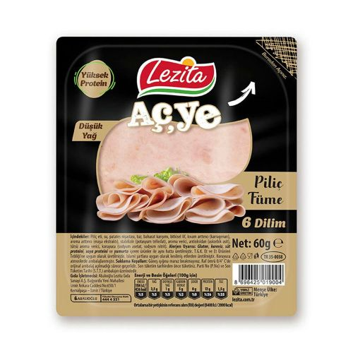 Lezita Salam Piliç Füme 60 GR