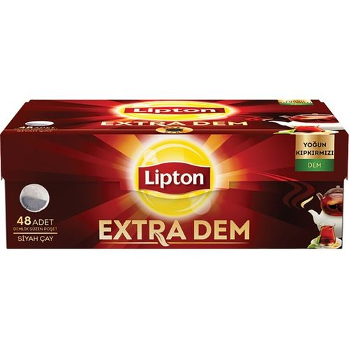 Lipton Extra Dem Demlik Süzen Poşet Siyah Çay 48'li 153 Gr