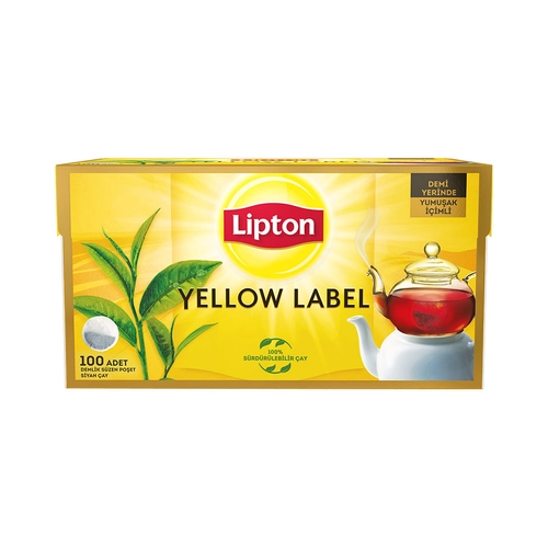 Lipton Çay Demlik Poşet Yellowlab 100 Adet