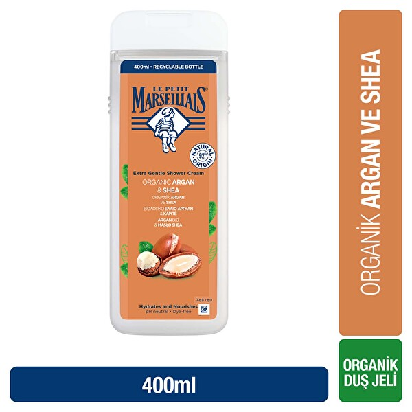 Lpm Organik Argan Ve Shea Duş Jeli 400 Ml