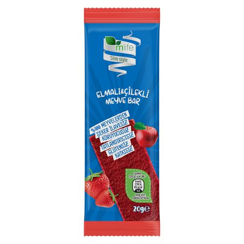 Mlıfe Slım Style Elmalı &çilekli Meyve Bar 20 G