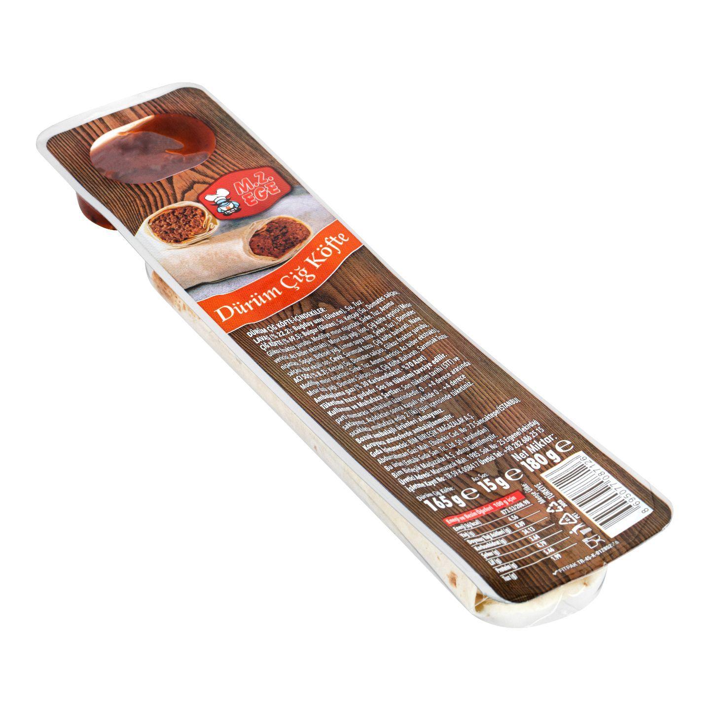 M. Z. Ege Dürüm Çiğ Köfte Hazır 180 Gr