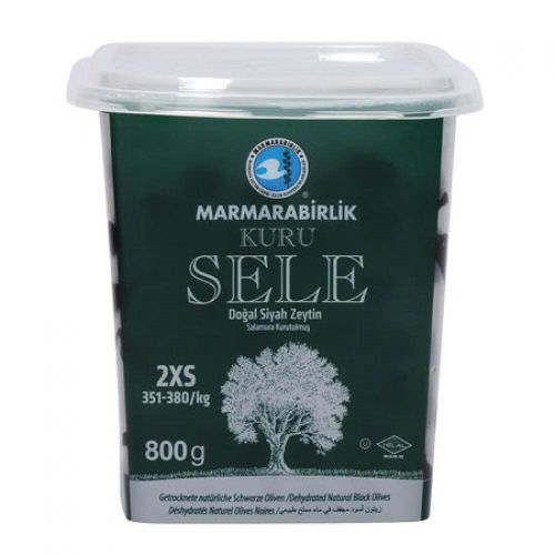 Marmarabirlik 2XS 351-380 Kuru Sele Zeytin 800 Gr