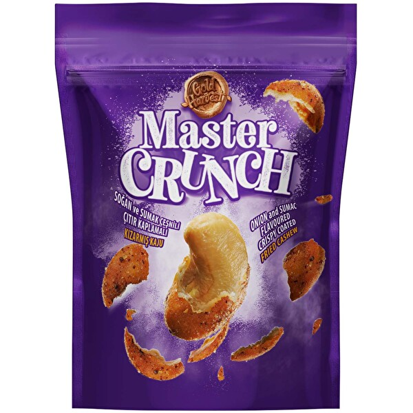 Master Crunch Soğan ve Sumak Kaplamalı Kızarmış Kaju 140 Gr