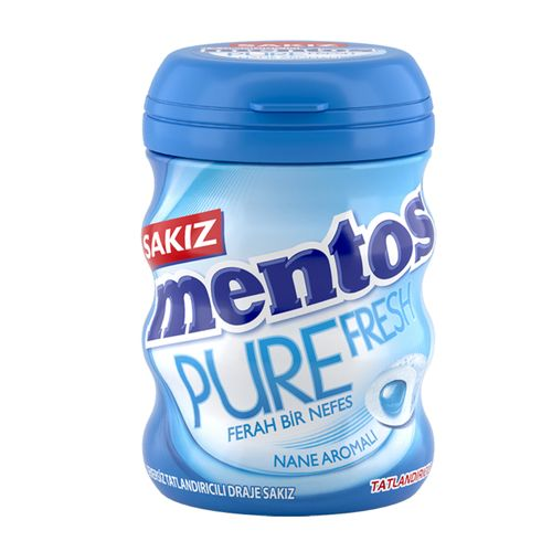 Mentos Sakız Nane Şişe 60 Gr