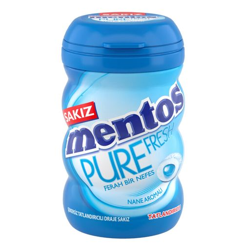 Mentos Sakız Nane Şişe 90 Gr