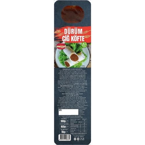 Mezzet Çiğ Köfte Dürüm 180 Gr