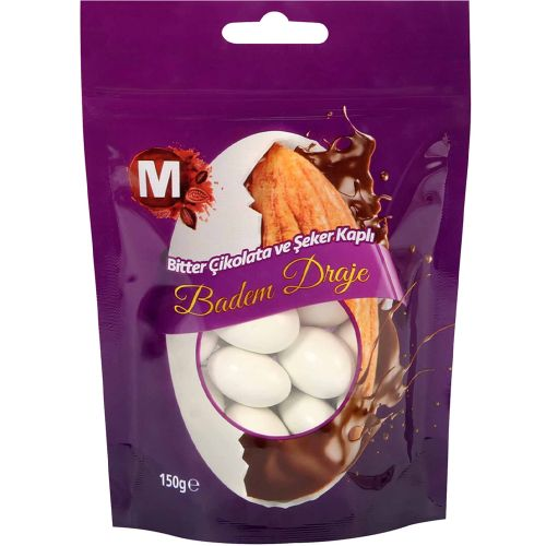 Migros Bitter Çik.& Şeker Kaplı Badem Draje 150 G