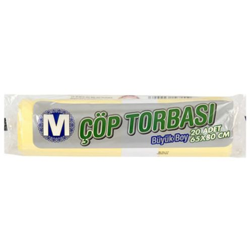 Migros Ekonomik Büyük Boy Çöp Torbası 20 Adet