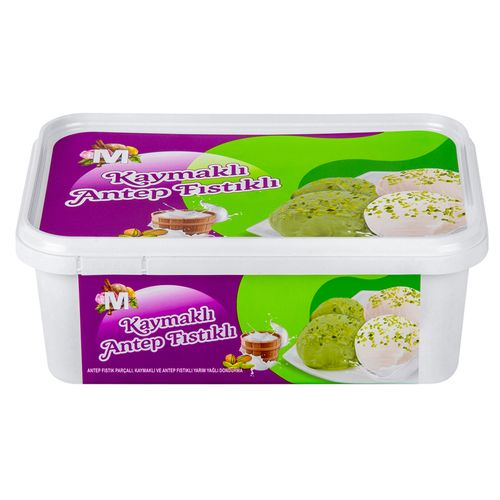 Migros Kaymaklı Ve Antep Fıstıklı Dondurma 1l