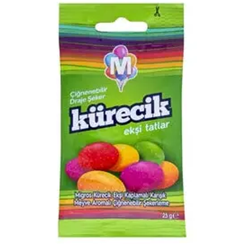 Migros Kürecik Ekşi Kap.karş.meyve Arom.şeker.25 G