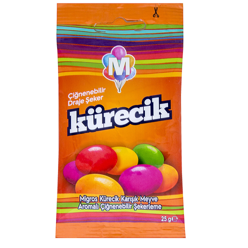 Migros Kürecik Meyve Aromalı Çiğnenebilir Şekerleme 25 Gr