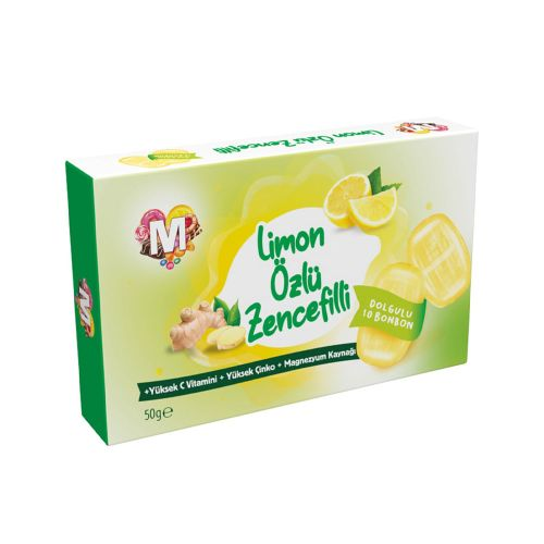 Migros Limon Özlü Zencefilli Bonbon 50 Gr