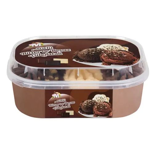 Migros Sütlü Bitter Beyaz Çikolata 900 Ml