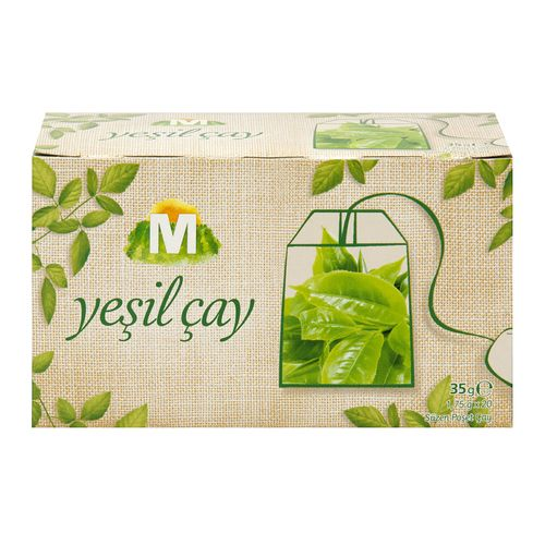 Migros Yeşil Çay Bardak Poşet 20 Adet 35 Gr