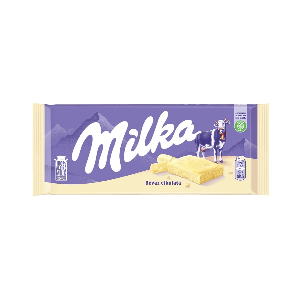 Milka Beyaz Çikolata 80 Gr