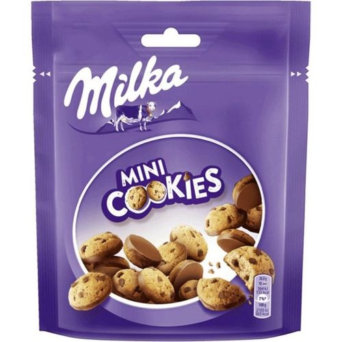 Milka Cookie Mini Çikolatalı Bisküvi 110 Gr