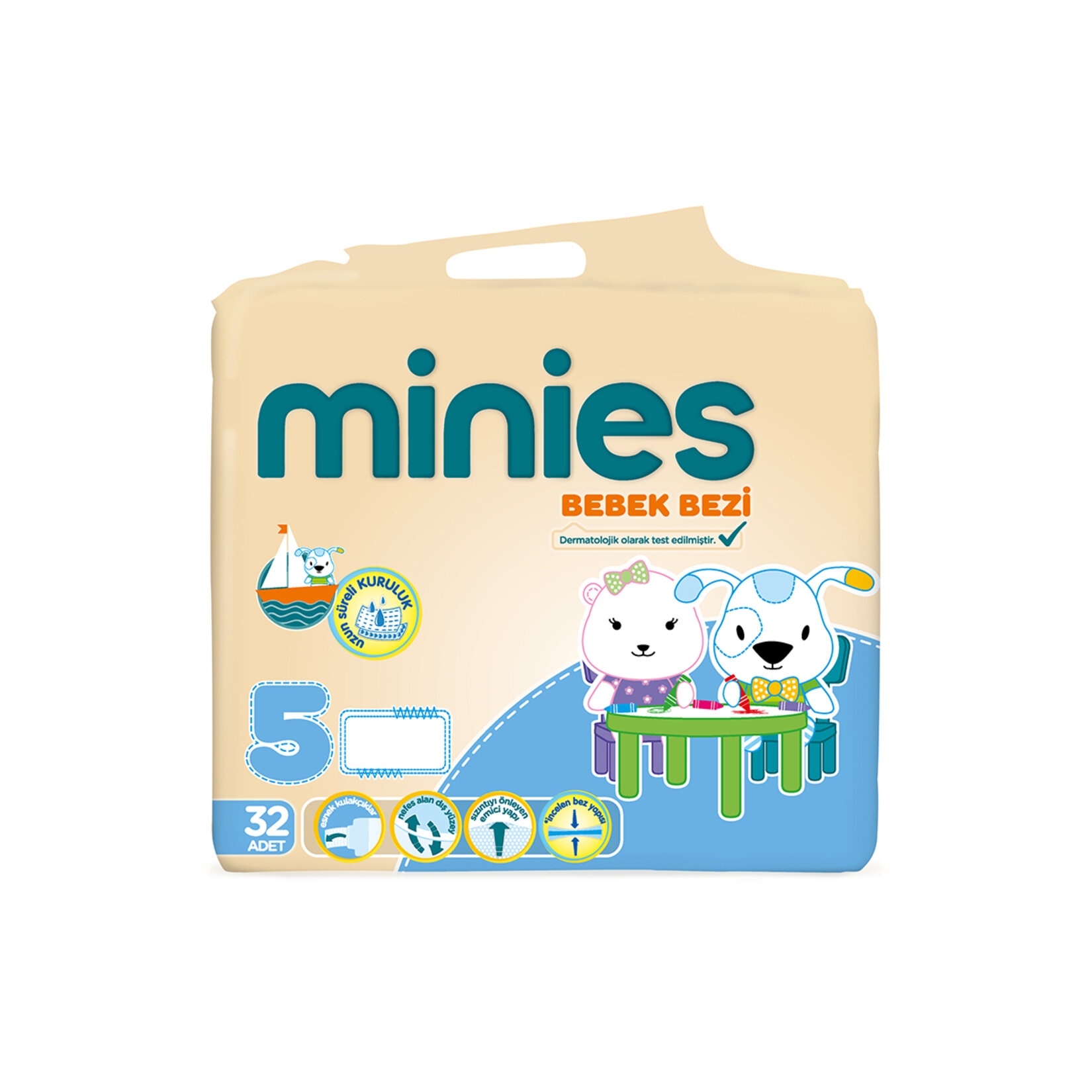 Minies Junior Çocuk Bezi 5 Beden 32 Adet