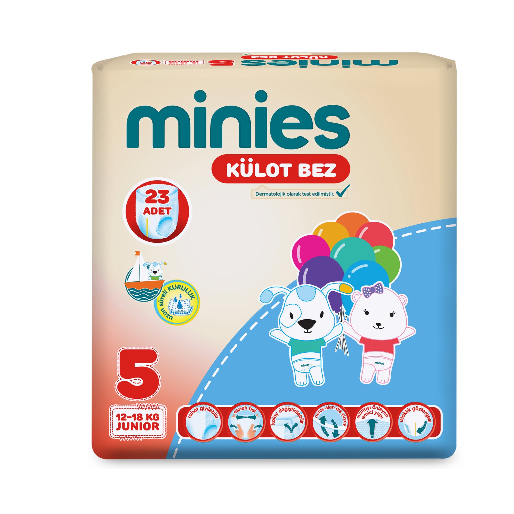 Minies Külot Bez 5 Numara Junior 23 Adet