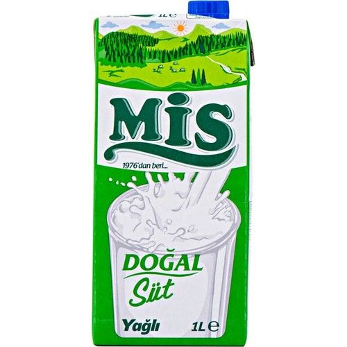 Mis Bakraçlık Süt Tam Yağlı 1 L