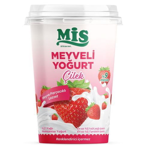Mis Meyveli Yoğurt Çilek 500 Gr