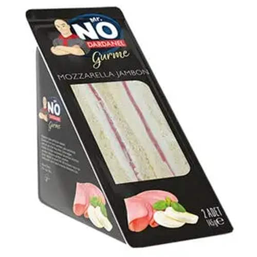 Mr No Snd Gurme Mozzarella Jambon 145 Gr