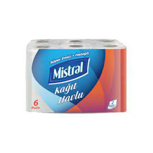 Mistral Kağıt Havlu 2 Katlı 6lı Adet