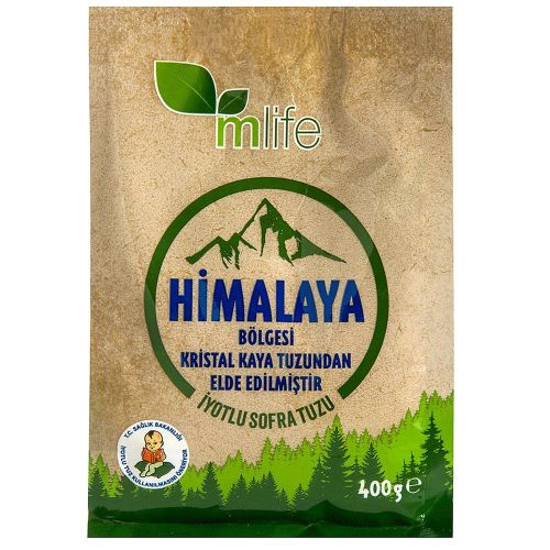 Mlıfe Himalaya Bölgesi Iyotlu Sofra Tuzu 400 G