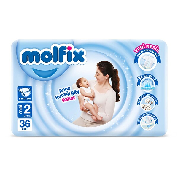 Molfix Eko Paket Mini 2 Numara 36 Adet