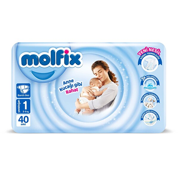 Molfix Eko Paket Yenidoğan 40 Adet