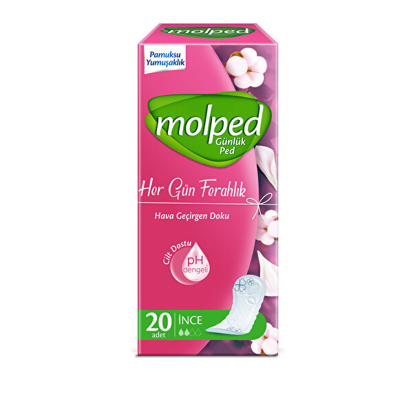 Molped Günlük Ped Her Gün Ferahlık 20 Adet