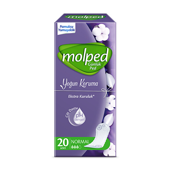 Molped Günlük Ped Yoğun Koruma 20 Adet