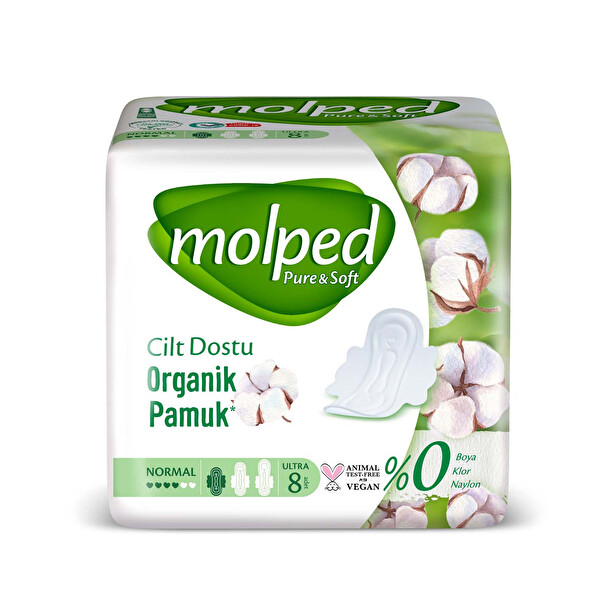 Molped Pure & Soft Tekli Normal 8 Adet