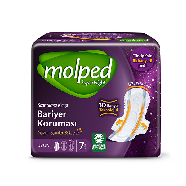 Molped Supernight Tekli Uzun 7 Adet