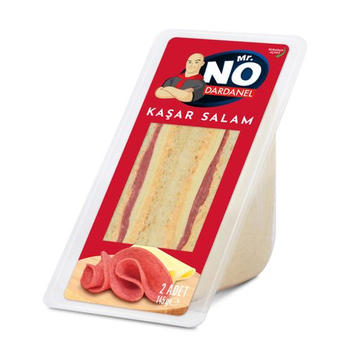 Mr No Klasik Kaşarlı Salamlı Sandviç 145 Gr