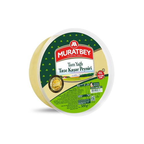 Muratbey Tam Yağlı Taze Kaşar Peyniri 300 Gr