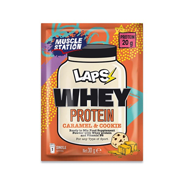 Muscle Station Laps Whey Karamelli 30 Gr