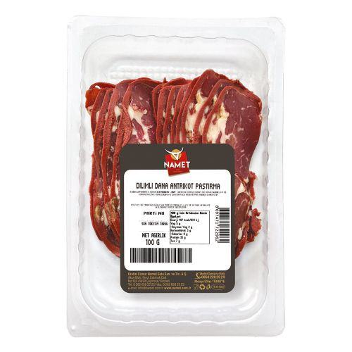 Namet Dana Dilimli Antrikot Pastırma 100 Gr