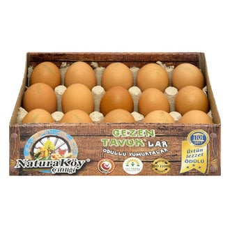 Naturaköy Gezen 15li Yumurta M Orta Boy (53-62 Gr) 15 Adet