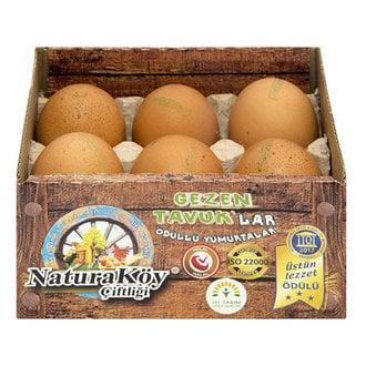 Naturaköy Gezen Yumurta M Orta Boy (53-62 Gr) 6 Adet